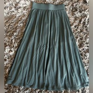 Girls youth long black skirt